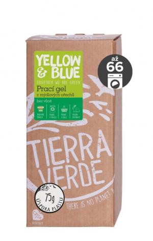 Yellow&Blue (Tierra Verde) Prací gel bez vůně (2 l) - z bio mýdlových ořechů