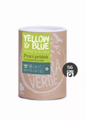 Yellow&Blue (Tierra Verde) Prací prášek na barevné prádlo (dóza 850 g)
