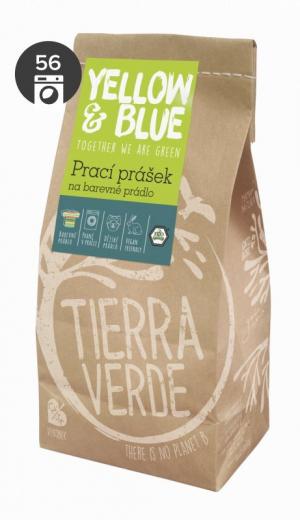 Yellow&Blue (Tierra Verde) Prací prášek na barevné prádlo (pap. sáček 850 g)