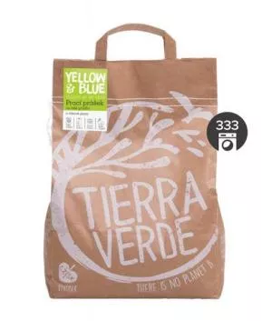 Tierra Verde Prací prášek na bílé prádlo a látkové pleny - INOVACE (pap. pytel 5 kg)