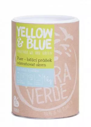 Yellow&Blue (Tierra Verde) Puer - bělící prášek pro praní (dóza 1 kg)