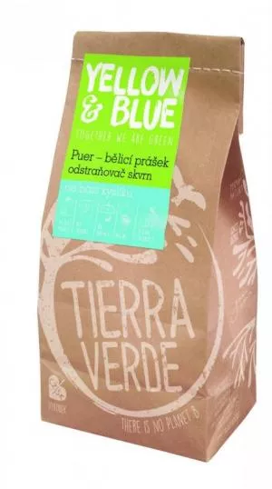 Yellow&Blue (Tierra Verde) Puer - bělící prášek pro praní (sáček 1 kg)