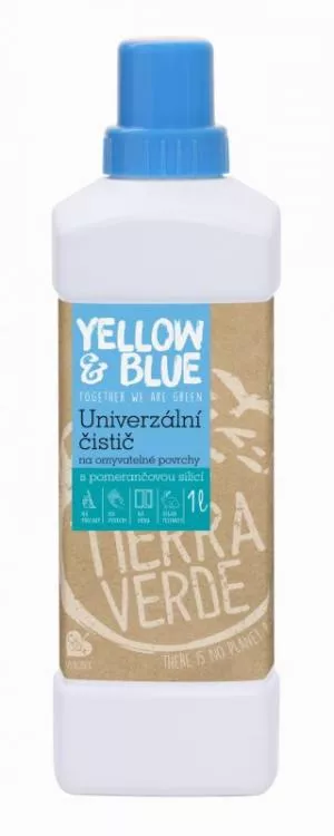Yellow&Blue (Tierra Verde) Univerzální čistič (1 l) - s pomerančovou silicí
