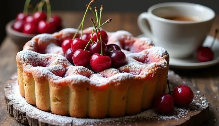 Třešňová bublanina jako památka na dětství a léto plné chutí