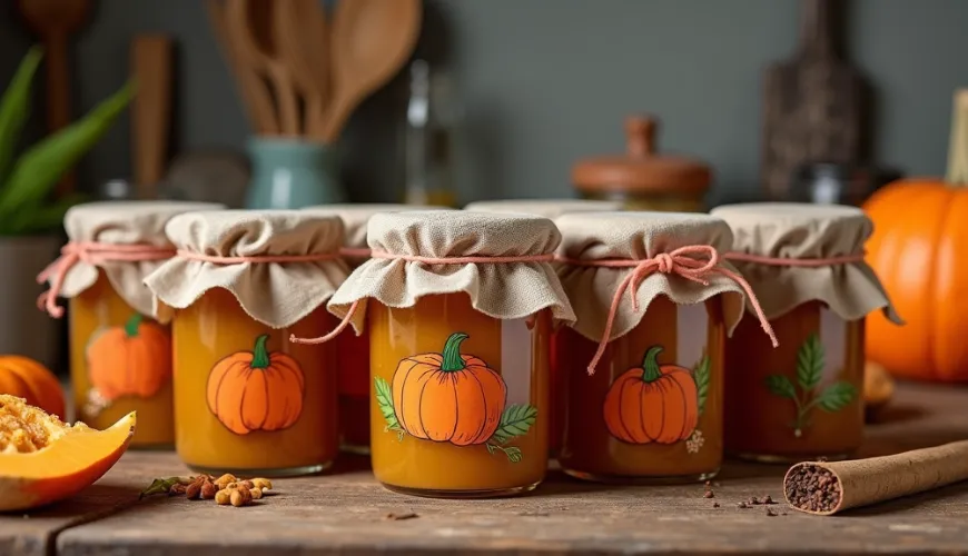Vánoční dýňová marmeláda se hodí na pečení i jako dárek